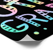 ハローフィフグレード5年生新学期先生 ポスター (角)