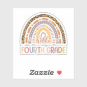 ハローフォーグレードヒョウレインボー新学期 シール (シート)