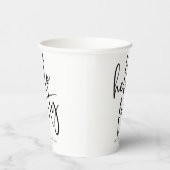 ハローフォーティミニマリスト40th誕生日パーティー 紙コップ (右)