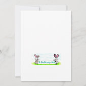 ハローフクロウ 招待状 (裏面)