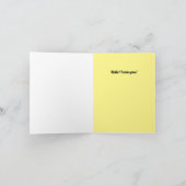 ハローフレンドおもしろいリスカスタムレルインテリア文字 カード (内部)