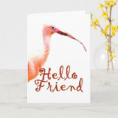 ハローフレンド カード (黄色い花)