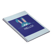 ハローブルーイースターバニー ノートブック (右側)