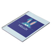 ハローブルーイースターバニー ノートブック (左側)