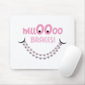 ハローブレースピンク歯科矯正医患者ギフトカスタム マウスパッド (マウス)