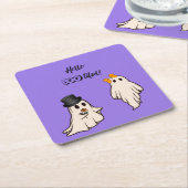 ハローブーティヴ紙コースター スクエアペーパーコースター (アングル)