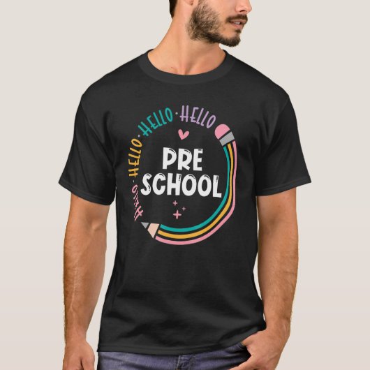ハロープリショールプレク先生第一日学校R Tシャツ (正面)