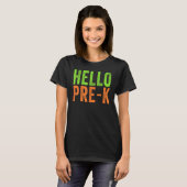 ハロープリショールプレK新学期 Tシャツ (正面フル)