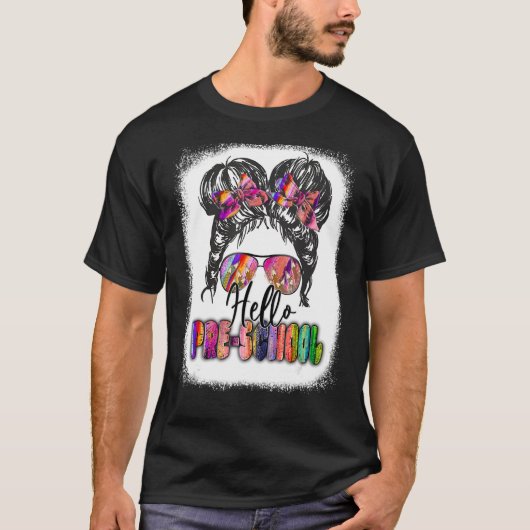 ハロープリスクール新学期メッシーバンガールズ Tシャツ (正面)