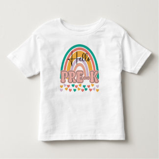 ハロープリスクール新学期レトロ トドラーTシャツ