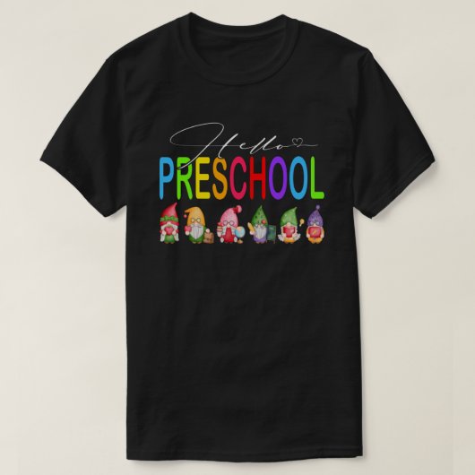 ハロープリスクール新学期格言 Tシャツ (デザイン正面)