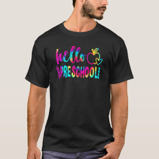 ハロープリスクール絞り染め先生学生Scに戻る Tシャツ