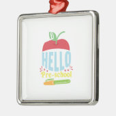 ハロープリスクール メタルオーナメント (左)