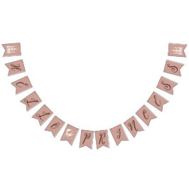 ハロープリンセスベビーシャワー バンティングフラッグ