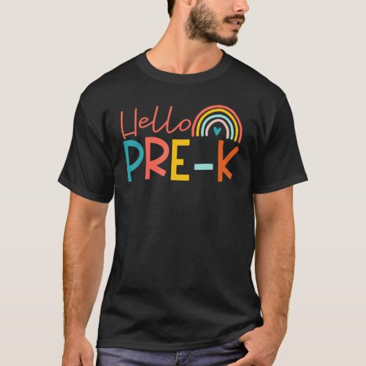 ハロープレKハートレインボー初日 Tシャツ (正面)