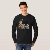 ハロープレK先生ボホレオパード初日Of Scho Tシャツ (正面フル)