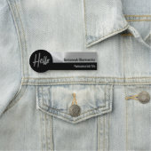 ハロープロフェッショナルフェイクシルバーメタリック 名札 (インサイチュ)