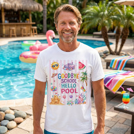 ハロープールパーティストライプTシャツ Tシャツ
