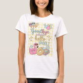 ハロープールパーティー黄色いカロ Tシャツ (正面)