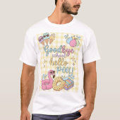 ハロープールパーティー イエロー Caro Tシャツ (正面)