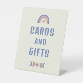 ハローベビーかわいいボホカードギフト赤ちゃんシャワー 台座サイン