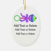 ハローベビーカップケーキ！ セラミックオーナメント (裏面)