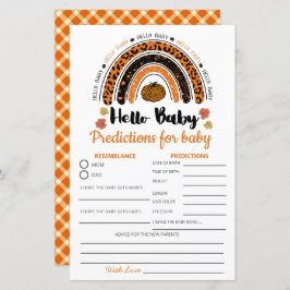 ハローベビーガールカボチャ男女兼用予測