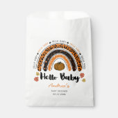 ハローベビーガールカボチャ赤ちゃんシャワー フェイバーバッグ (正面)