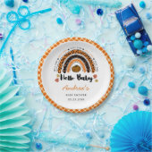 ハローベビーガールカボチャ赤ちゃんシャワー ペーパープレート (パーティー)