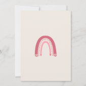 ハローベビーピンクレインボー&クラウド誕生のお知らせ 案内状 (裏面)