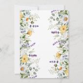 ハローベビーフローラベビーシャワー招待状 招待状 (裏面)