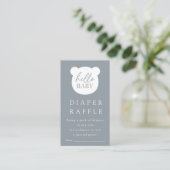ハローベビーベアおむつラッフル エンクロージャーカード (スタンド正面)