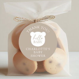 ハローベビーベアーサンキュー ラウンドシール