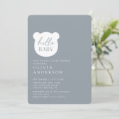 ハローベビーベアーベイビーシャワー 招待状 (スタンド正面)