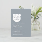 ハローベビーベアーベイビーシャワー 招待状 (スタンド正面)