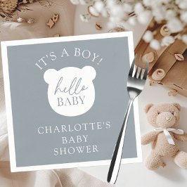 ハローベビーベア男の子 スタンダードカクテルナプキン