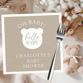 ハローベビーベア男の子 スタンダードカクテルナプキン