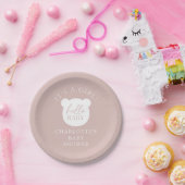 ハローベビーベア男の子 ペーパープレート (パーティー)