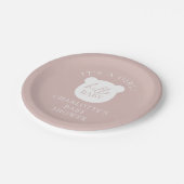 ハローベビーベア男の子 ペーパープレート (アングル)