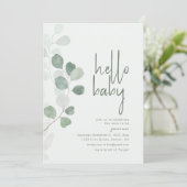 ハローベビーベビーシャワー招待状 招待状 (スタンド正面)