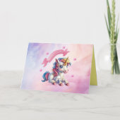 ハローベビーユニコーンデザイン カード (正面)