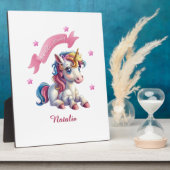 ハローベビーユニコーン フォトプラーク (側面)