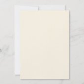 ハローベビーワイルドフラワーベビーシャワー 招待状 (裏面)