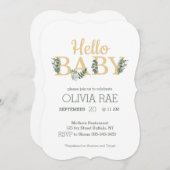 ハローベビー招待状 (正面/裏面)