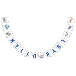 ハローベビー水中競技フレンド バンティングフラッグ