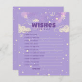 ハローベビー紫の夢の赤ちゃんシャワーを願う (正面/裏面)