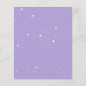 ハローベビー紫の夢の赤ちゃんシャワーを願う (裏面)