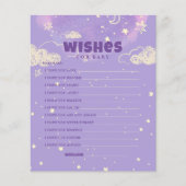 ハローベビー紫の夢の赤ちゃんシャワーを願う (正面)