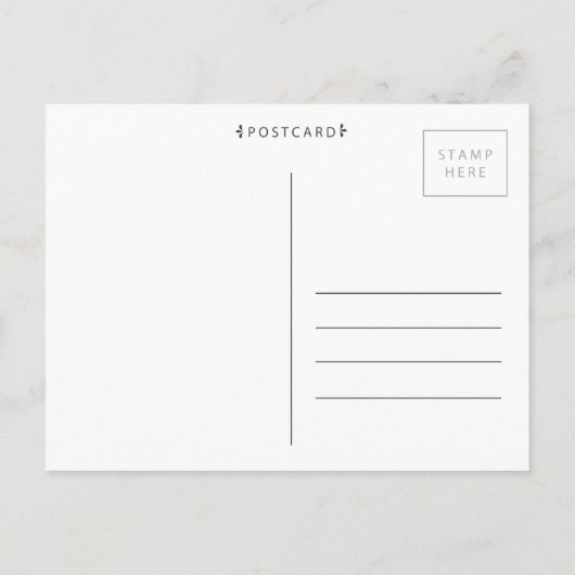 ハローベビー誕生のお知らせ3写真はがき 案内ポストカード (裏面)