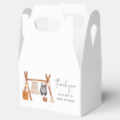 ハローベビー |かわいいボホ服ベビーシャワー フェイバーボックス (オープン)